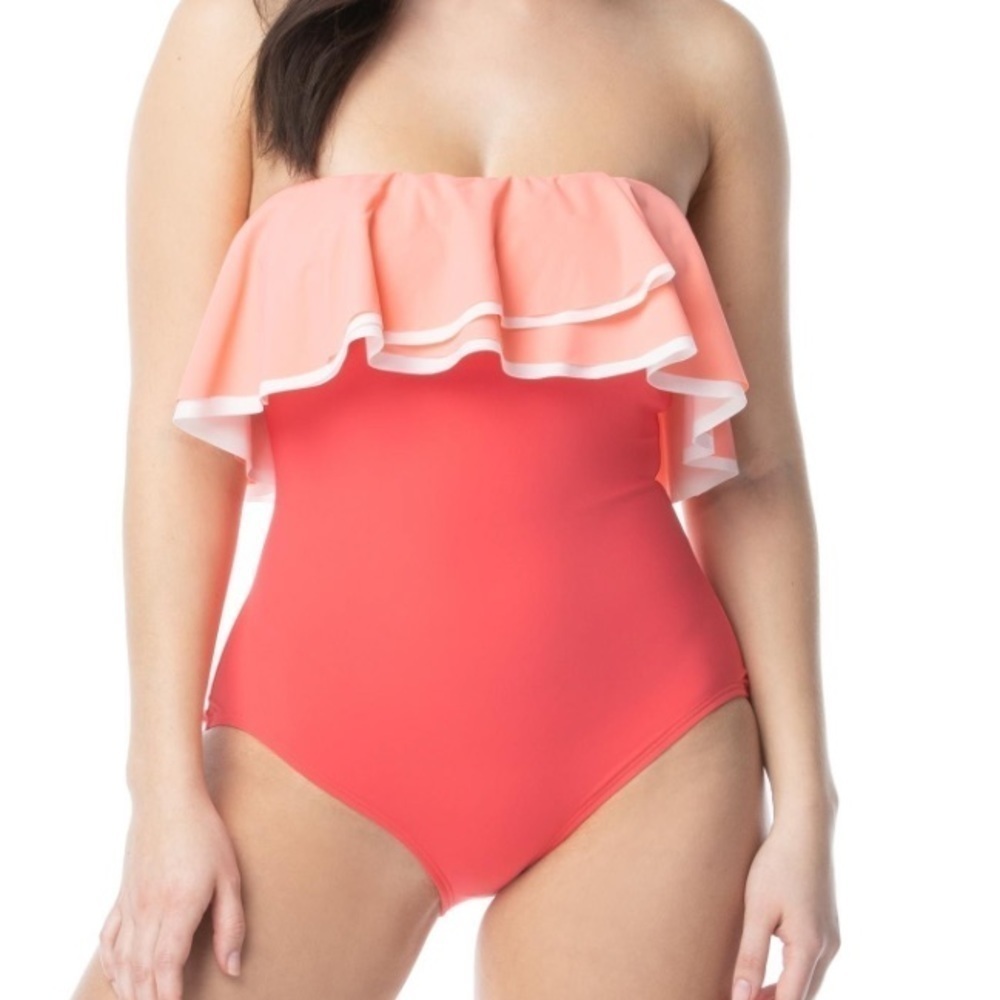 CONTOURS by Coco Reef Ruffle One Piece Swimsuit